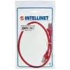 Intellinet tīkla vads, Cat5e, 15m, Sarkans, CCA, SF/UTP, PVC, RJ45, zeltīti kontakti, bez aizķeršanās, ar aizsargvāciņu, mūža garantija