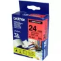 Lentes kasete Brother TZ-451, termopārnese, 24 mm x 8 m, melns uz sarkana