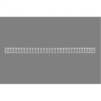 GBC Wire spines 3:1 NO4 6mm A4, balts, metāls, 297 mm