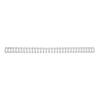 GBC stiepļu muguriņas 3:1 NO5 8mm A4, Sudraba, Metāls, A4, 8 mm, 318 mm