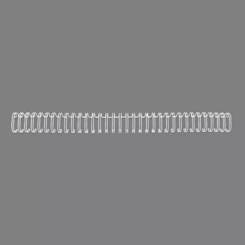 GBC Wire spines 3:1 NO9 14mm A4, Baltas, metāla, 100gab