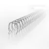 GBC Wire spines 3:1 NO9 14mm A4, Baltas, metāla, 100gab