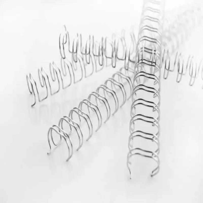 GBC Wire spines 3:1 NO9 14mm A4, Baltas, metāla, 100gab