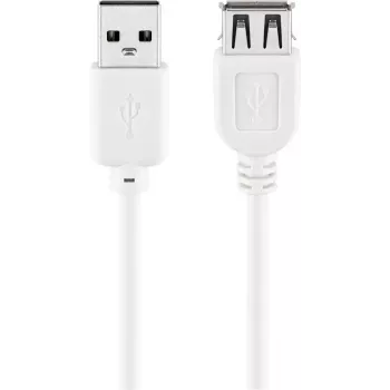 USB pagarinājuma kabelis Goobay 96197 0,6m balts