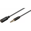 Audio AUX pagarinātāja kabelis Goobay 97120 3.5mm 3-pin Slim 3m