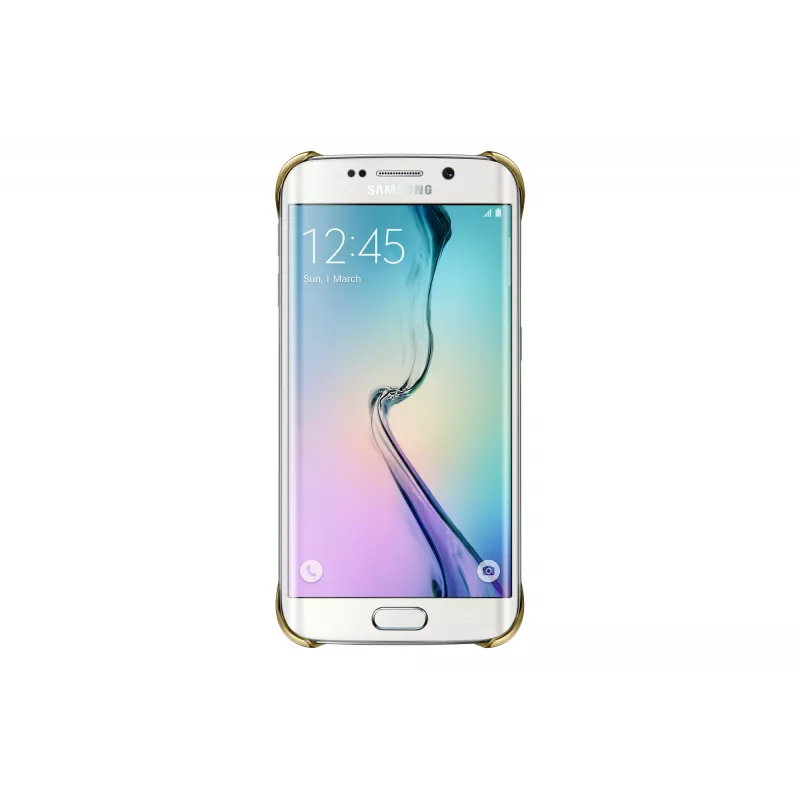 Samsung EF-QG925B vāciņš mobilajam telefonam Zelts, Caurspīdīgs