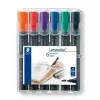 Pastāvīgais marķieris Staedtler Lumocolor 352 Bullet Tip 6 gab.