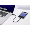 USB kabelis Renkforce RF-4463073 0,15m USB A Micro-USB B Melns