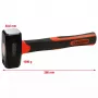Veseris KS Tools 142.5101, tērauda galva, stiklašķiedras kāts, 26 cm, 1,13 kg