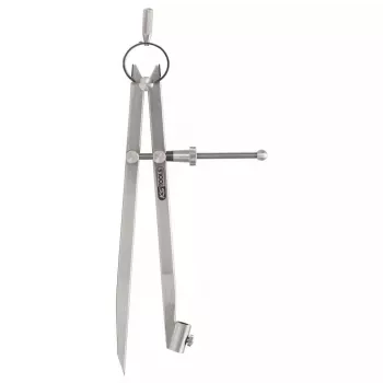KS Tools 300.0411 precīzijas atsperu cirkulis ar zīmuļa turētāju