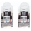 Intellinet tīkla vads Cat7/Cat6A spraudņi, 30m, balts, varš, S/FTP, LSOH/LSZH, RJ45, zeltīti kontakti, bez aizķeršanās, ar aizsargvāciņu, mūža garantija