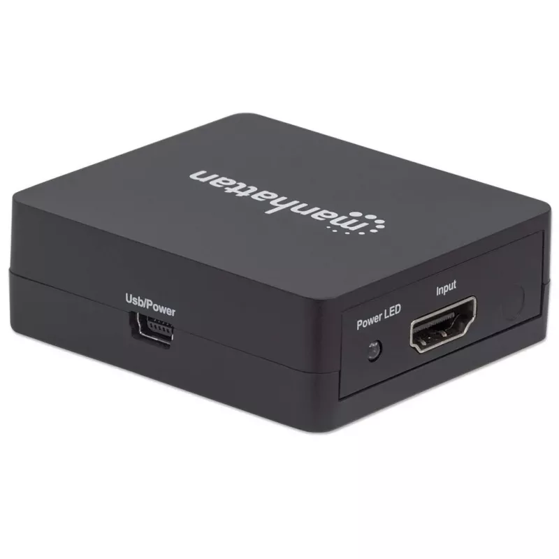 Manhattan HDMI Splitter 2 portu, 1080p, melns