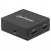 Manhattan HDMI Splitter 2 portu, 1080p, melns