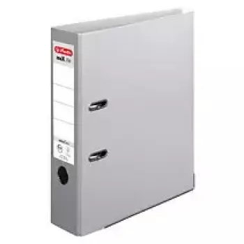 Mapes gredzenu Herlitz 10834372 A4 Pelēka