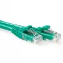 ACT Green 1 m U/UTP CAT6 savienojuma kabelis ar RJ45 savienotājiem, bezķēdes