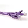 ACT Purple 1 m U/UTP CAT6 tīkla kabelis ar RJ45 savienotājiem, aizsargāts pret aizķeršanos
