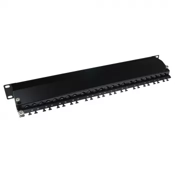ACT Patchpanel 24-portu ekranēts CAT6A ar vāku CAT6A