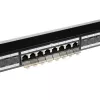 ACT Patchpanel 24-portu ekranēts CAT6A ar vāku CAT6A