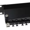ACT Patchpanel 24-portu ekranēts CAT6A ar vāku CAT6A