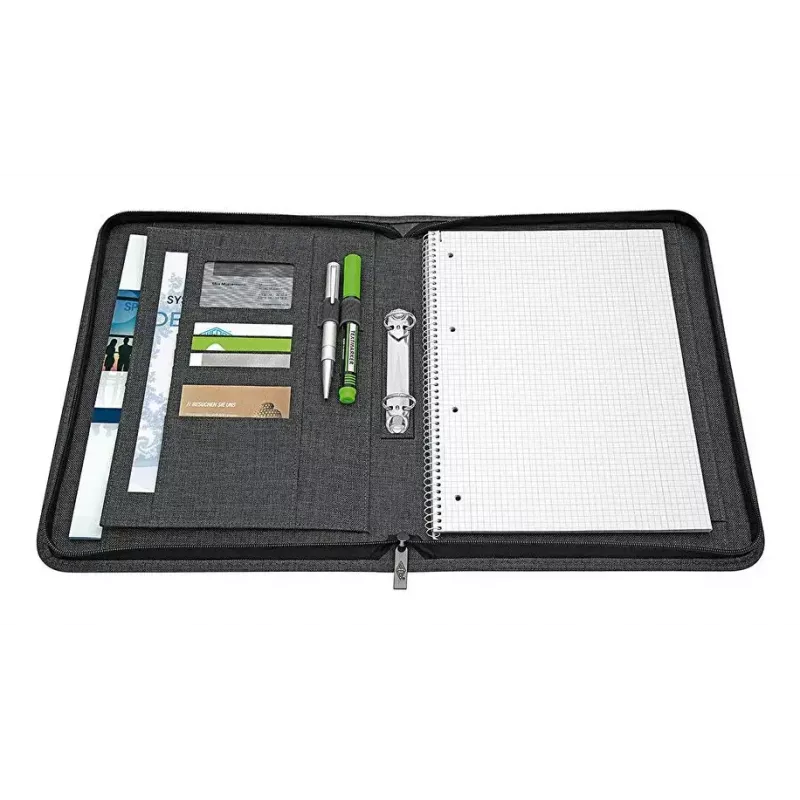 Personīgais organizators WEDO 58 352412 A4 poliesters pelēks, 2-gredzenu mape
