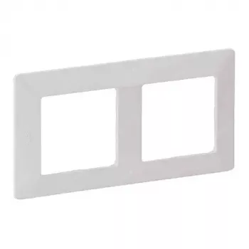 Legrand VLIFE 754002 sienas rāmis 2-vietīgs diviem moduļiem, taisnstūra montāža