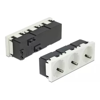 DELOCK 81323 kontaktligzda CEE 7/3 3P+N+PE 250V 16A balta ABS