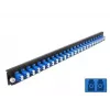 Priekšējais panelis Splice Box DeLOCK 43357 24 portu LC Duplex zils