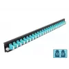 DeLOCK 19 inch priekšējais panelis Splice Box 24 porti LC Duplex akva