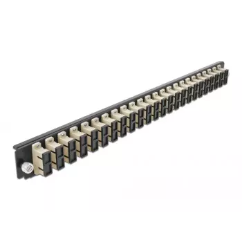 Patch panel DeLOCK 43365 1U SC savienotājiem 19 inch plauktam