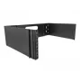 DeLOCK 19 inch sienas stiprinājuma plaukts 3U salokāms melns