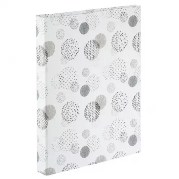 Hama Graphic fotoalbums bēšs, melns, balts 80 lapas 10x15 spirālē