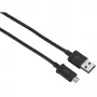 Hama 00200904 USB 2.0 kabelis 0.9 m USB A – Micro-USB B melns
