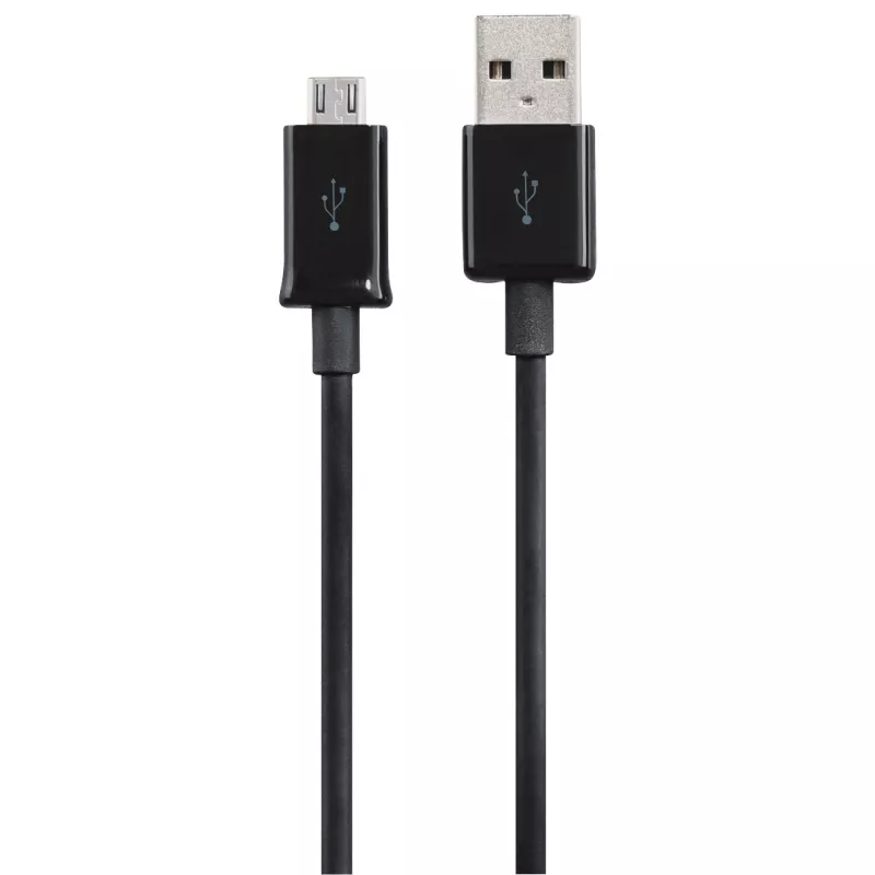Hama 00200904 USB 2.0 kabelis 0.9 m USB A – Micro-USB B melns
