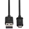 Hama 00200904 USB 2.0 kabelis 0.9 m USB A – Micro-USB B melns