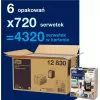 Papīra salvetes Tork 720 Xpressnap Fit 12830 baltas 1-slāņa