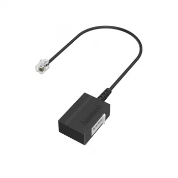 Hama 00201130 dzimuma pārveidotājs TAE-F uz RJ11, melns
