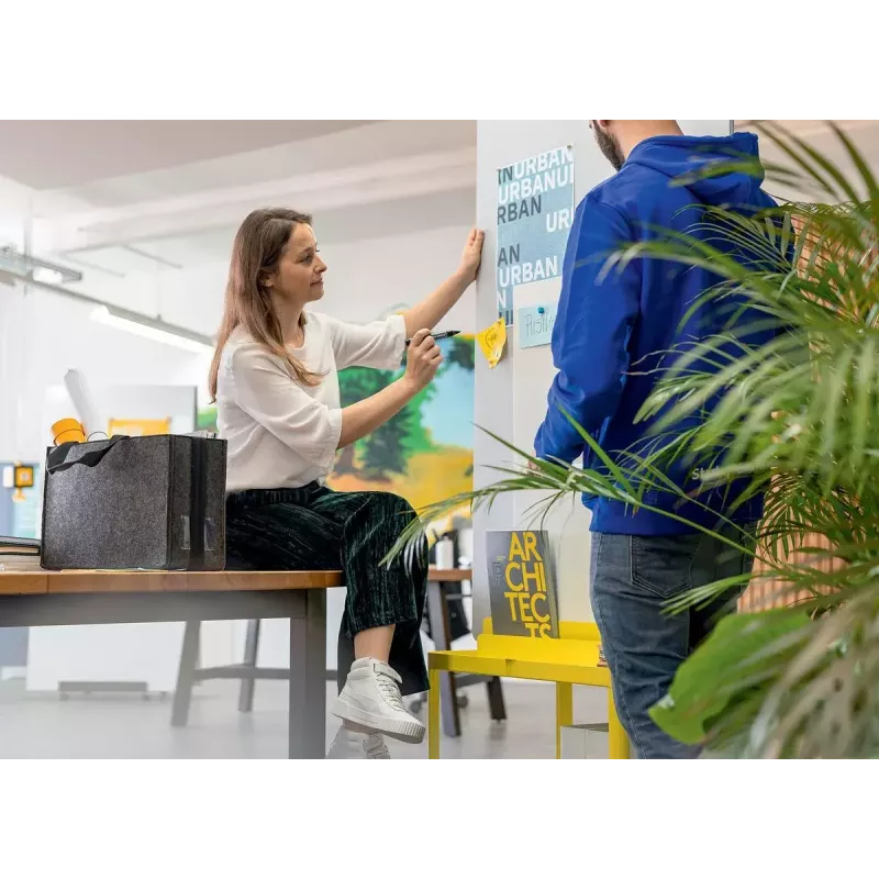Plecu soma Sigel BA411 filca pelēka Unisex Liela