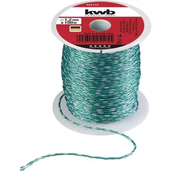 KWB 925110 Mūrnieka aukla 100m Neilons Zaļš 1.2mm