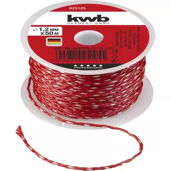 Virve KWB 925125 50 m Neilona Sarkana 1.2 mm