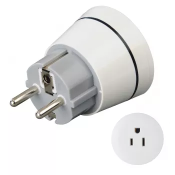 Hama 00223451 strāvas kontaktdakšas adapteris Balts