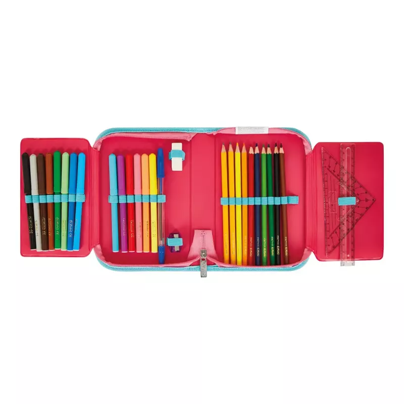 Herlitz Ballet Love 31 gab. zils rozā poliesters 205x38x140 mm
