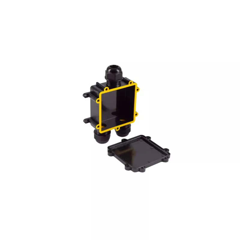 ShiverPeaks BS08-01052 IP68 elektriskais sadales kārba, melna, ABS plastmasa