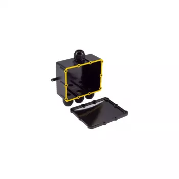 ShiverPeaks BS08-01053 IP68 elektriskais sadales kārba, melna, ABS plastmasa