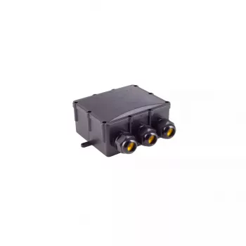 ShiverPeaks BS08-01053 IP68 elektriskais sadales kārba, melna, ABS plastmasa