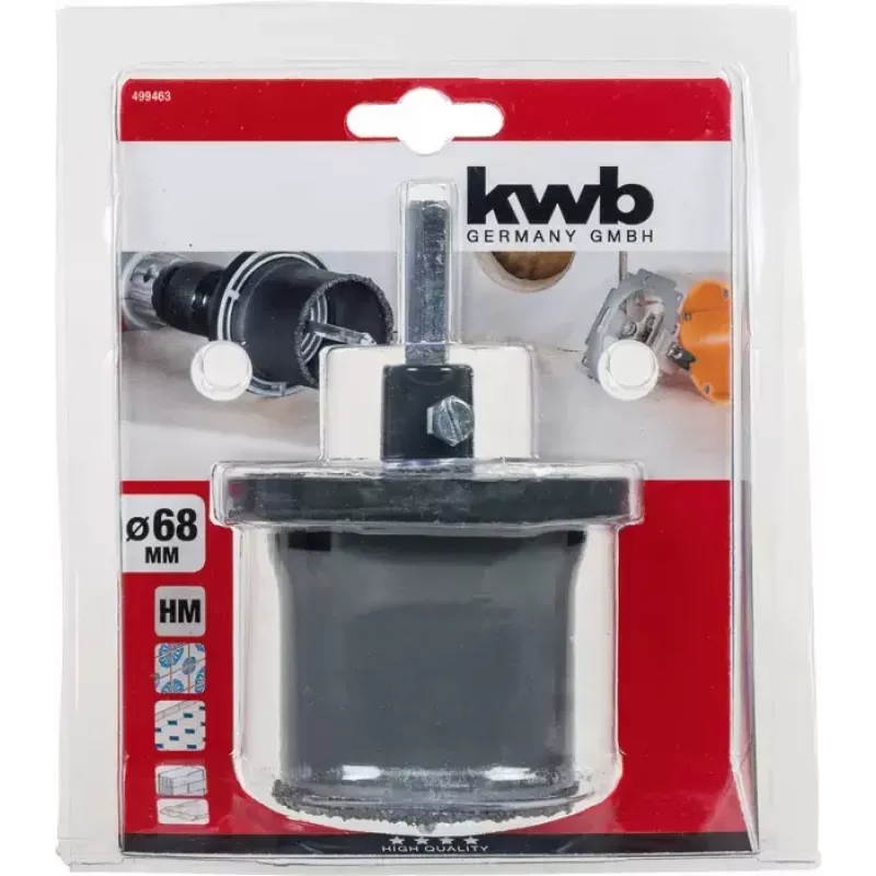KWB 499463 Urbju kronis 6,8 cm keramikai, betonam, plastmasai
