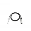 Audio kabelis Omnitronic 3022519A 0,9m XLR 6,35mm Melns