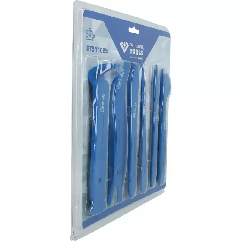 Brilliant Tools BT511025 automobiļu apdares daļu noņemšanas komplekts, 6 gab., 244 g