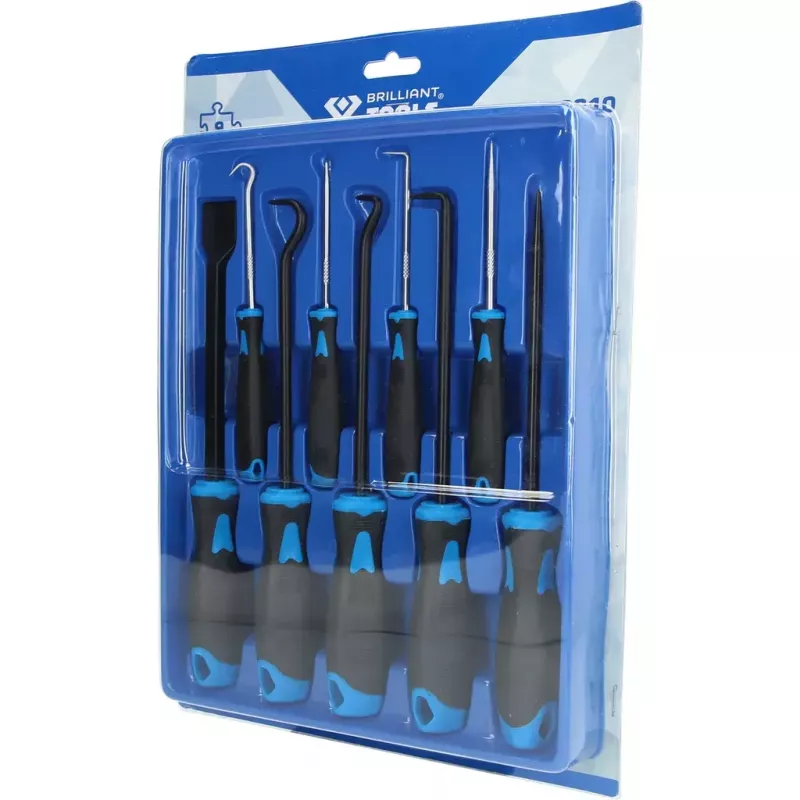 Brilliant Tools BT542010 9-daļīgs komplekts vārpstu blīvju un O-gredzenu noņemšanai