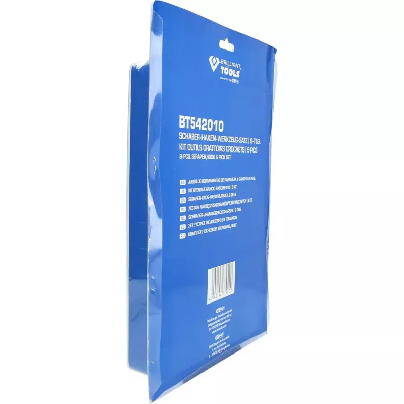 Brilliant Tools BT542010 9-daļīgs komplekts vārpstu blīvju un O-gredzenu noņemšanai