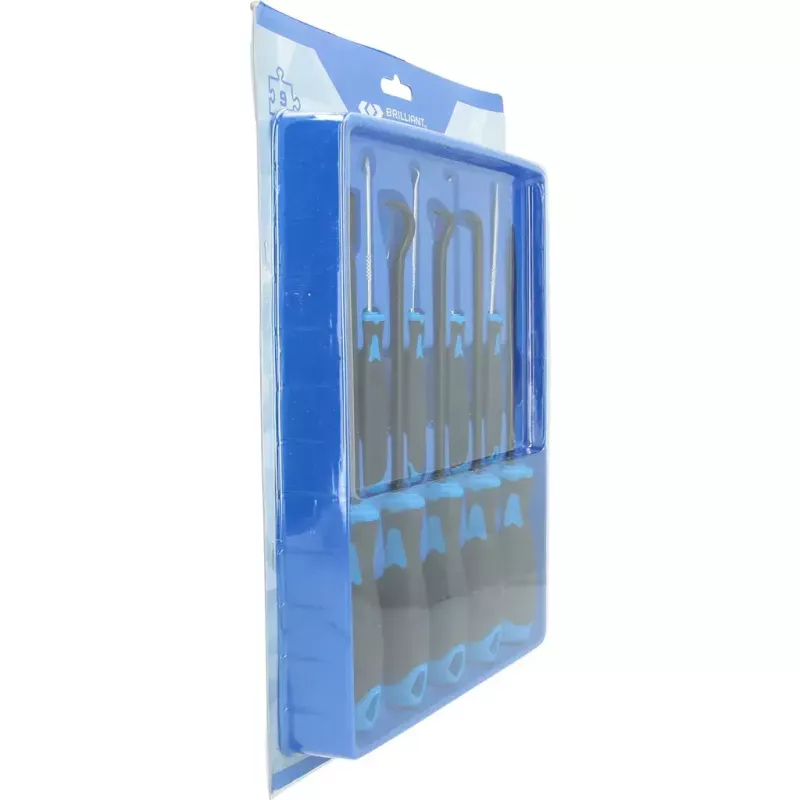 Brilliant Tools BT542010 9-daļīgs komplekts vārpstu blīvju un O-gredzenu noņemšanai